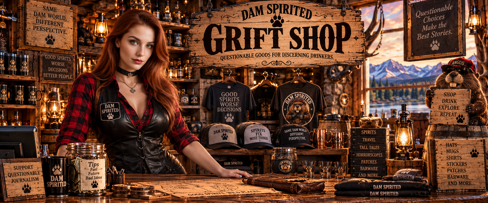 Dam Spirited Grift Shop