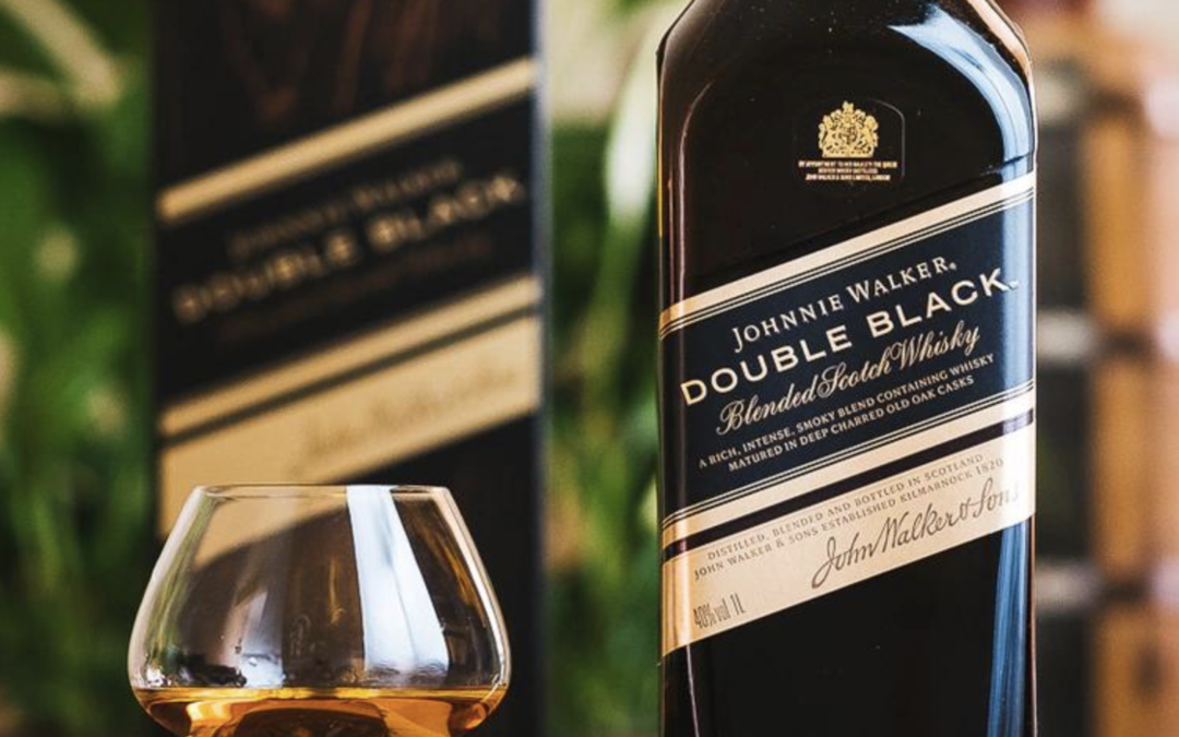 JOHNNIE WALKER DOUBLE BLACK — THE PEAT BOG CAUGHT FIRE. THEN SOMEBODY PUT IT OUT WITH DANK WATER.