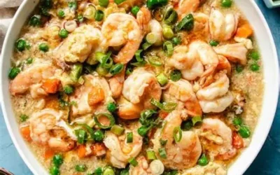 SHRIMP WITH LOBSTER SAUCE